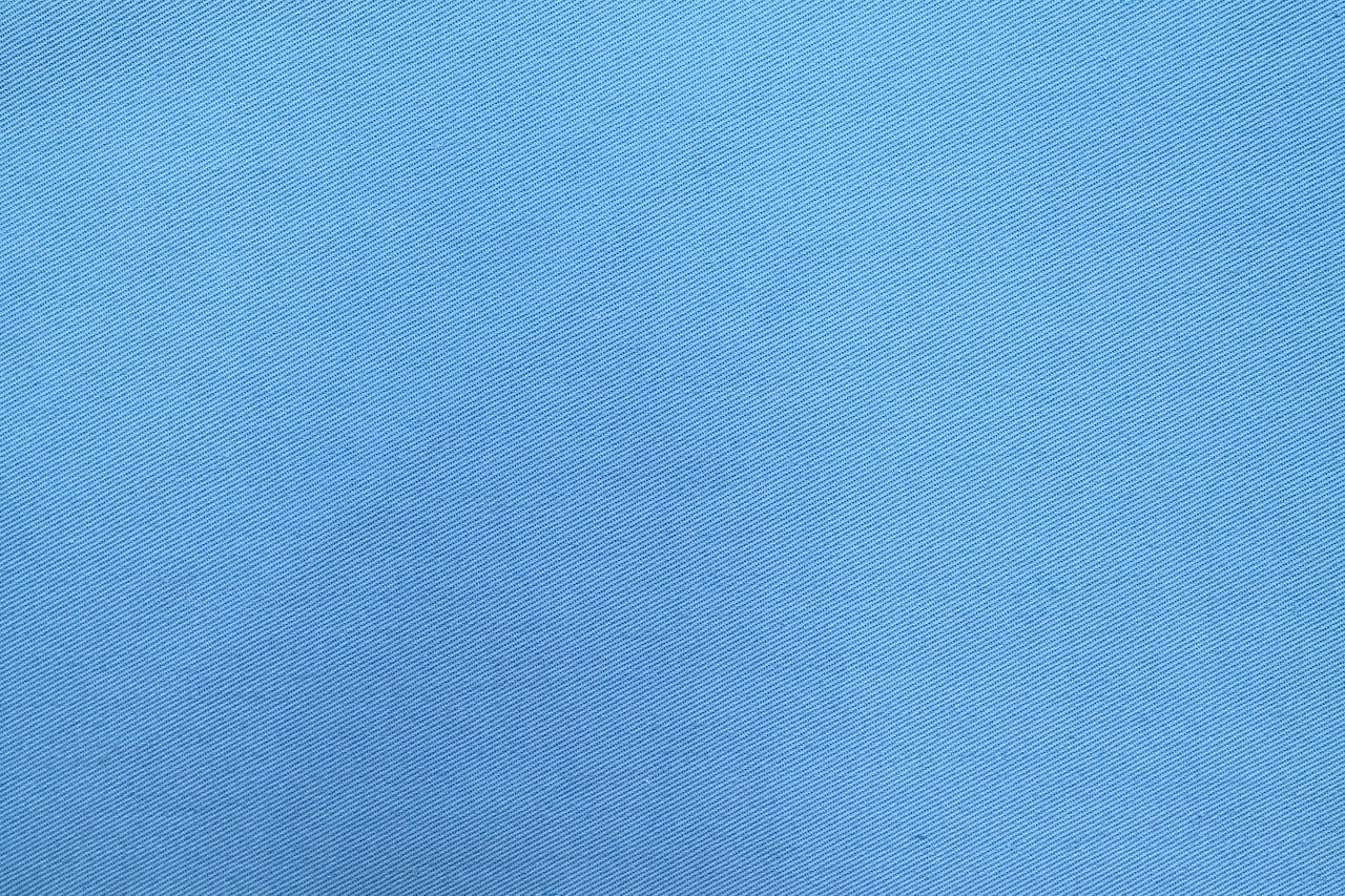 Tissu Gabardine Polycoton Rigide Uni Turquoise clair