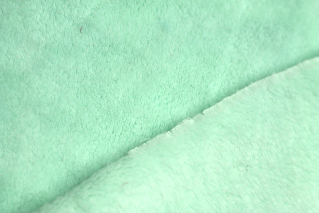 Tissu Polaire Douillette Douce Uni Vert Menthe