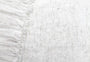 Tissu Voile de Lin Mélangé Chiné Blanc cassé