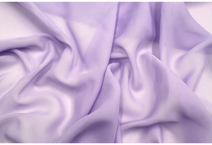 Tissu Mousseline Unie Parme
